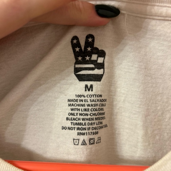 Coca Cola Have a Coke and a Smile White Graphic Crop Top Tee Medium - Picture 5 of 7